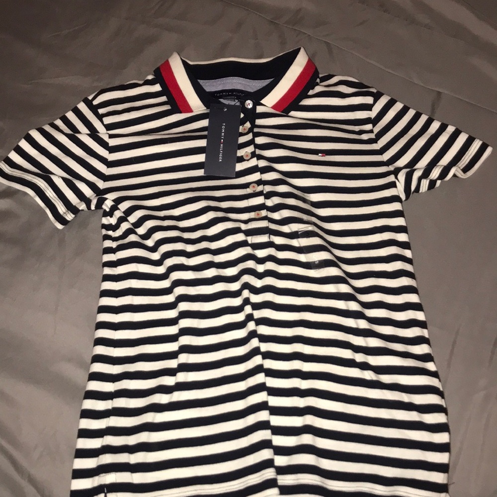 Striped collared Tommy Hilfiger shirt